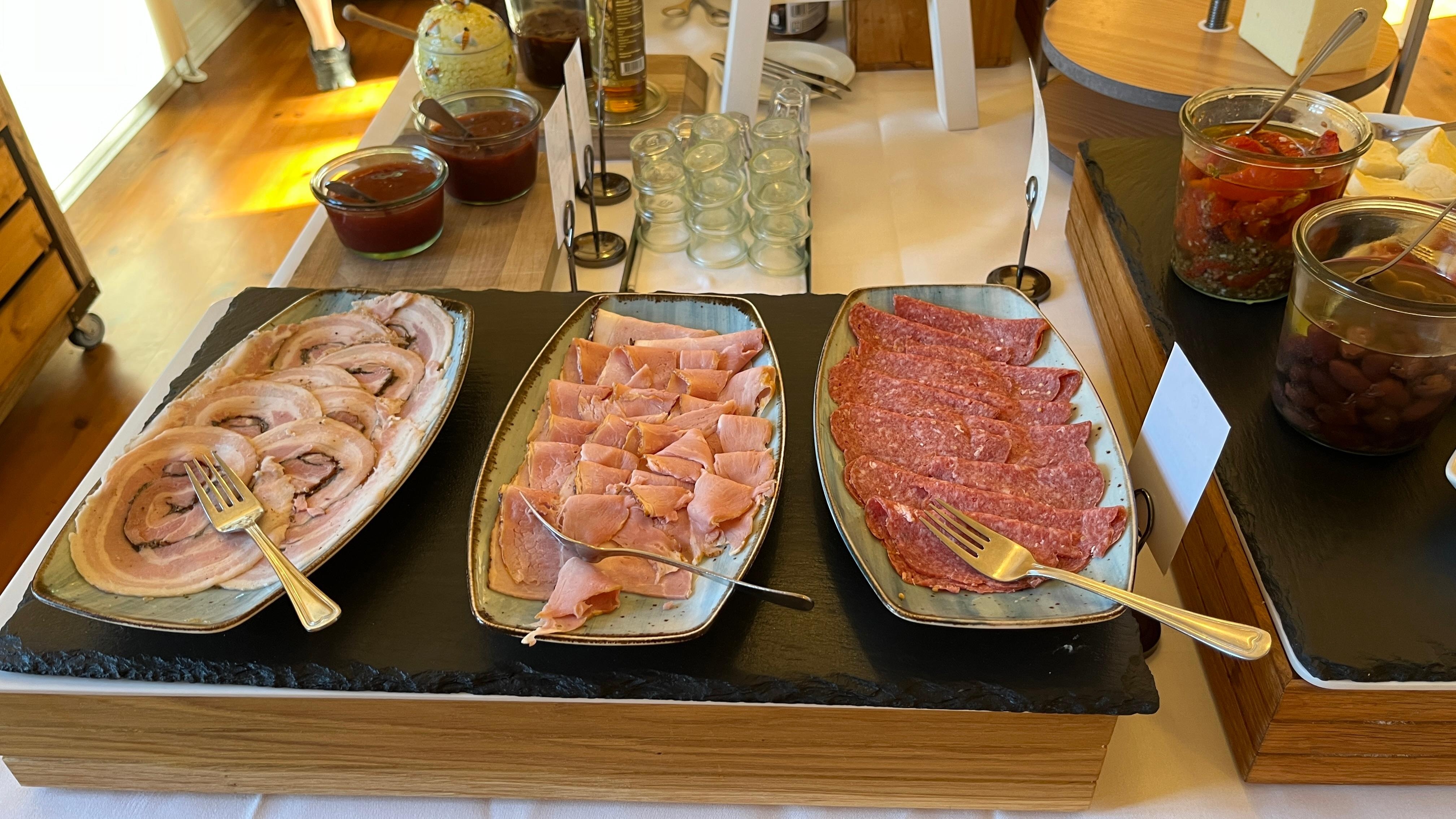 En del av frukostpåläggen