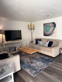 Living room is so homey!