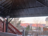 View from the sliding door