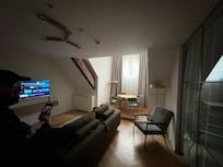 Immediately inside room