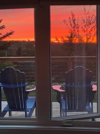 Sunset from our deck