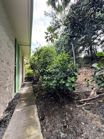 Walkway to the condo.