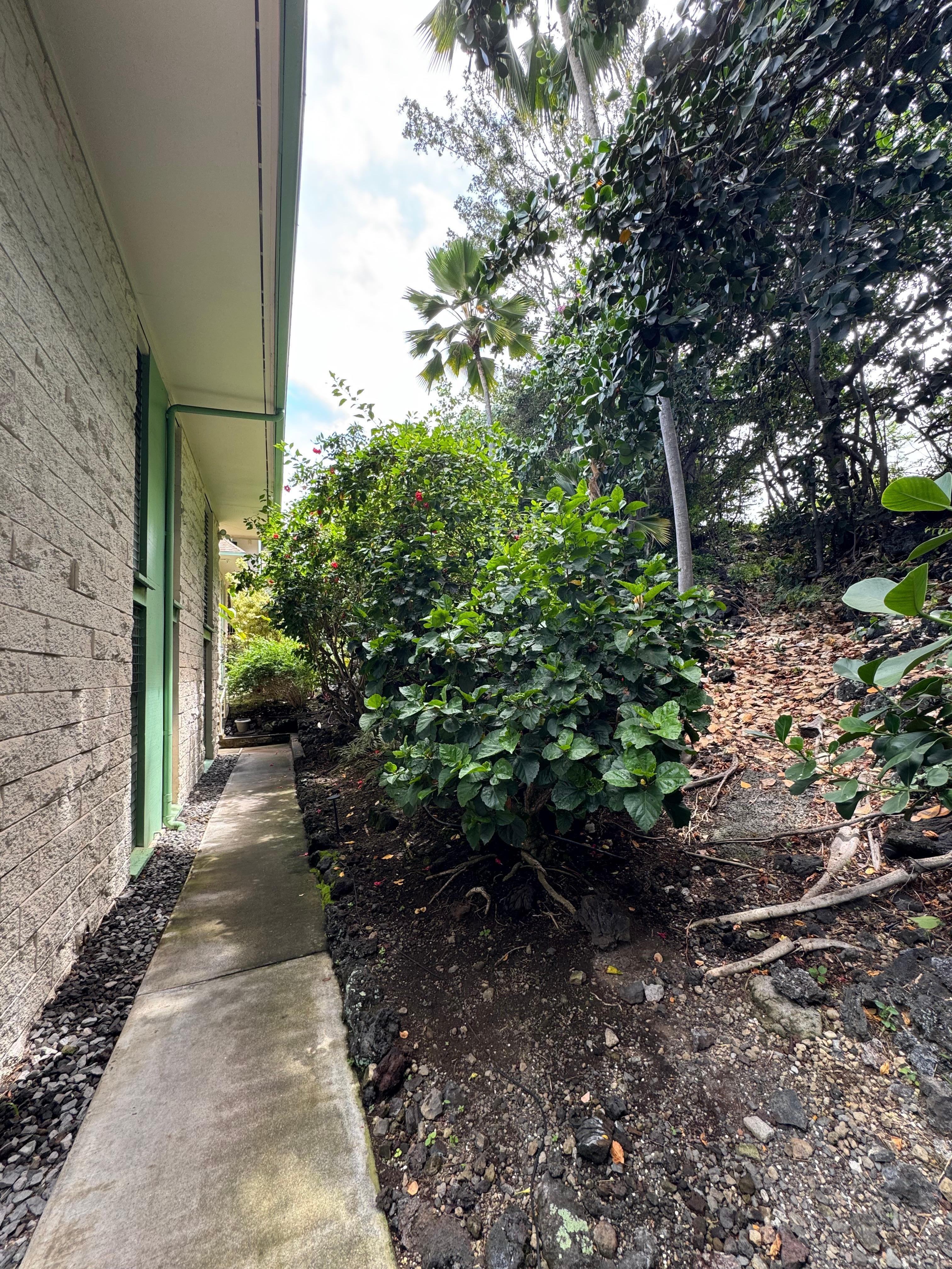 Walkway to the condo.