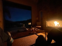 So cosy with the fire