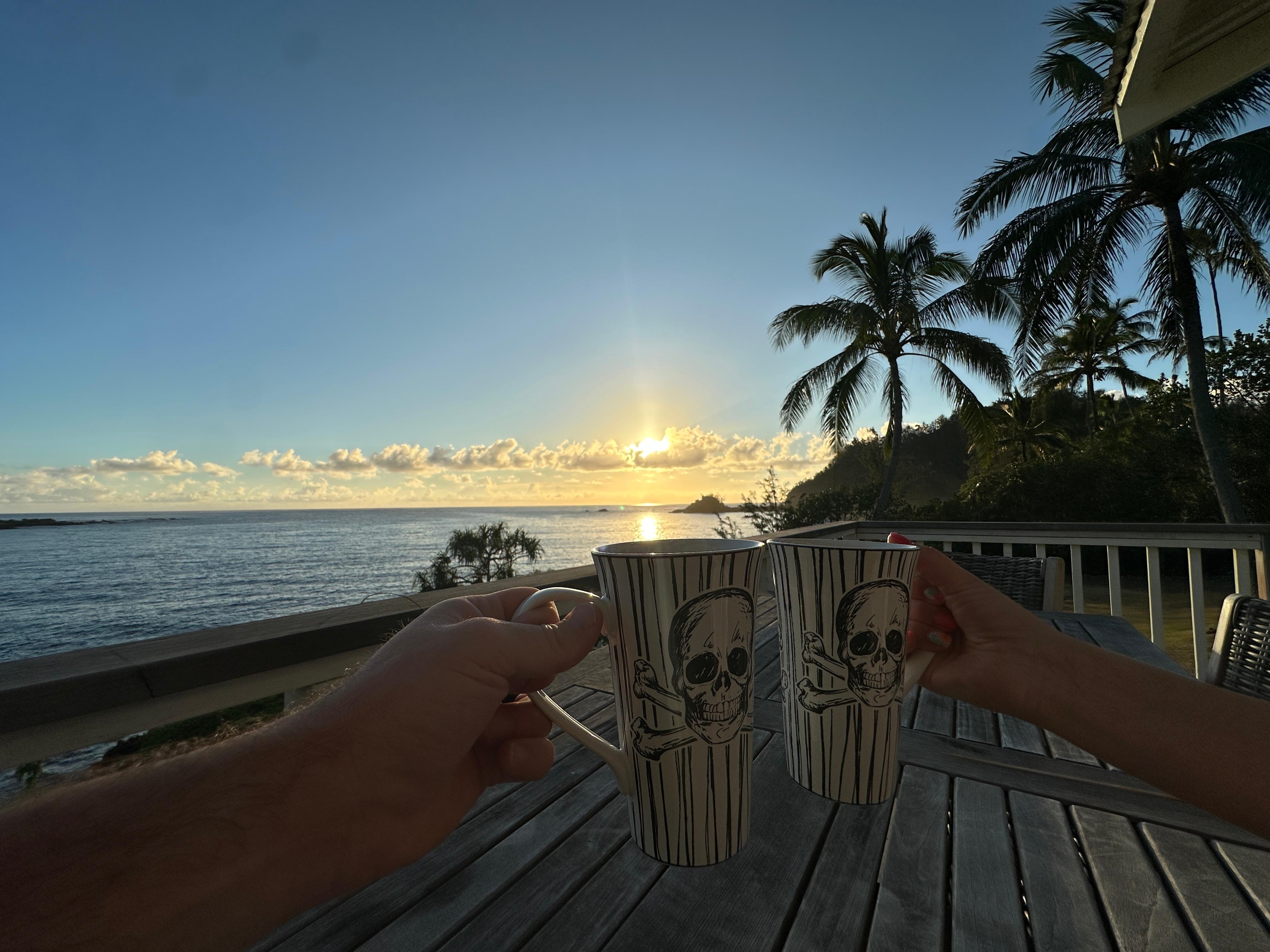 Sunrise from the porch!