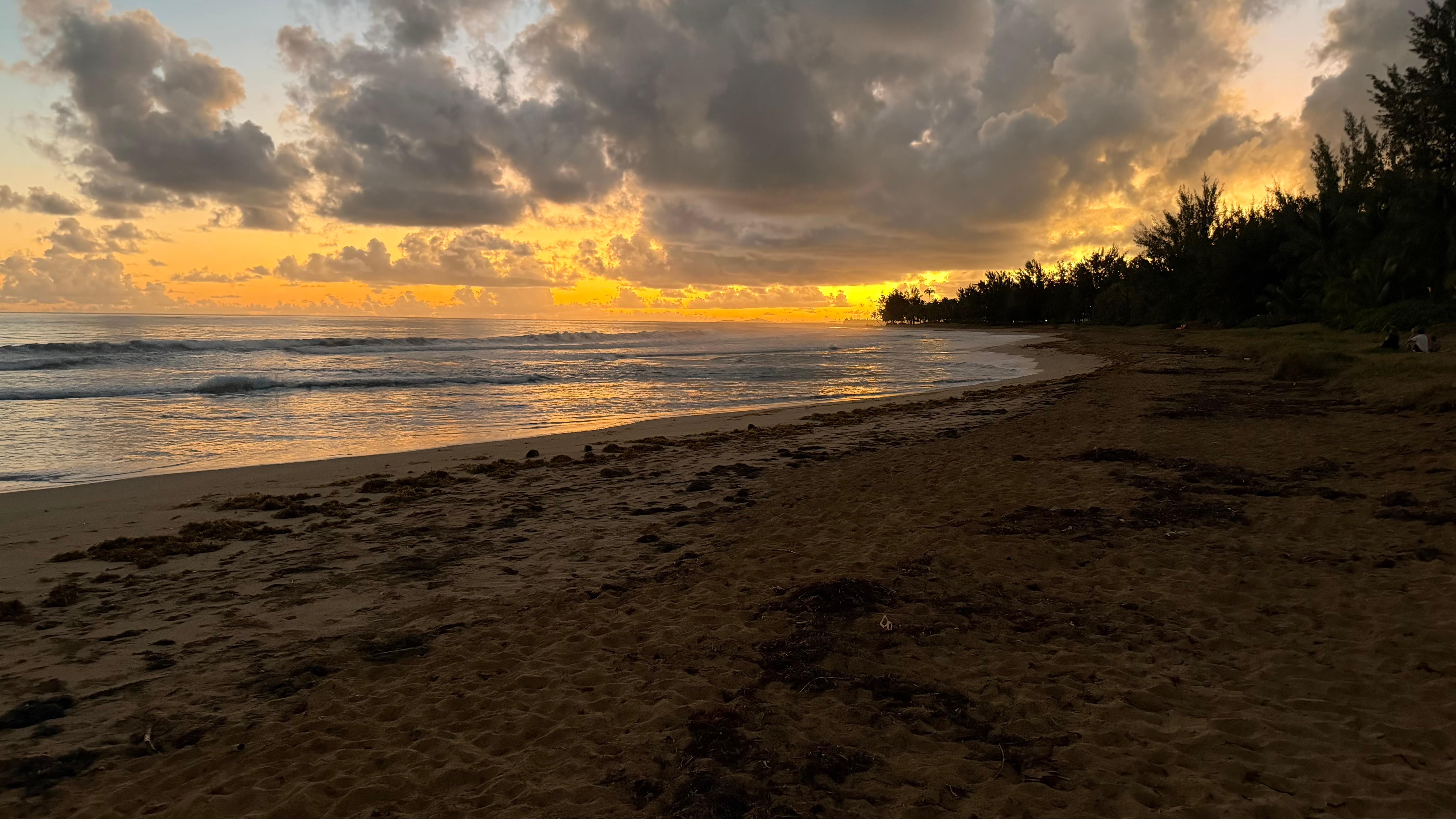 Sunrise on the beach