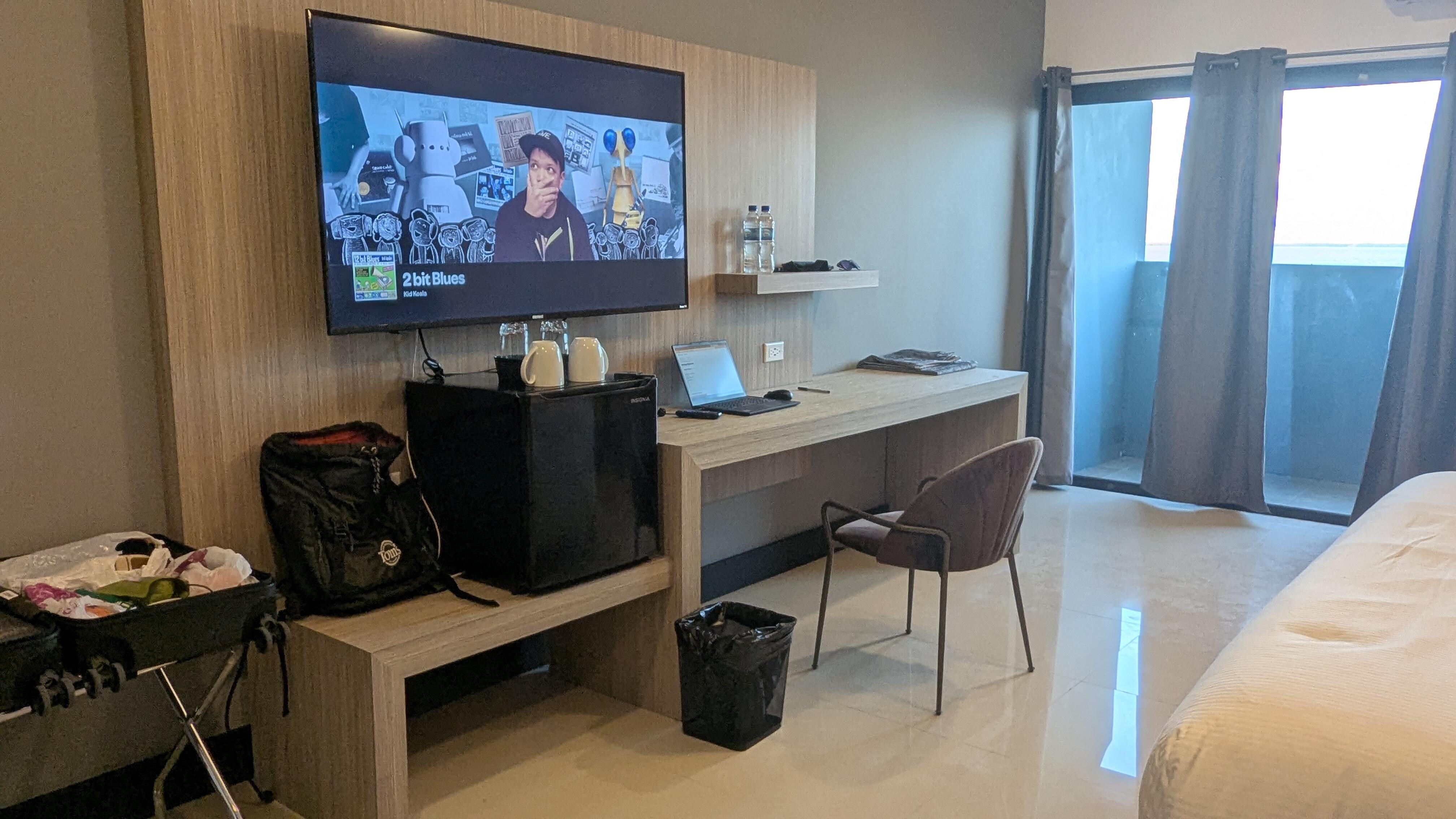 Convenient desk space