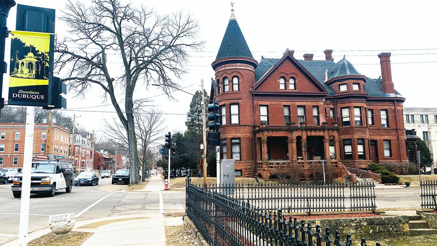 street view of the historical building