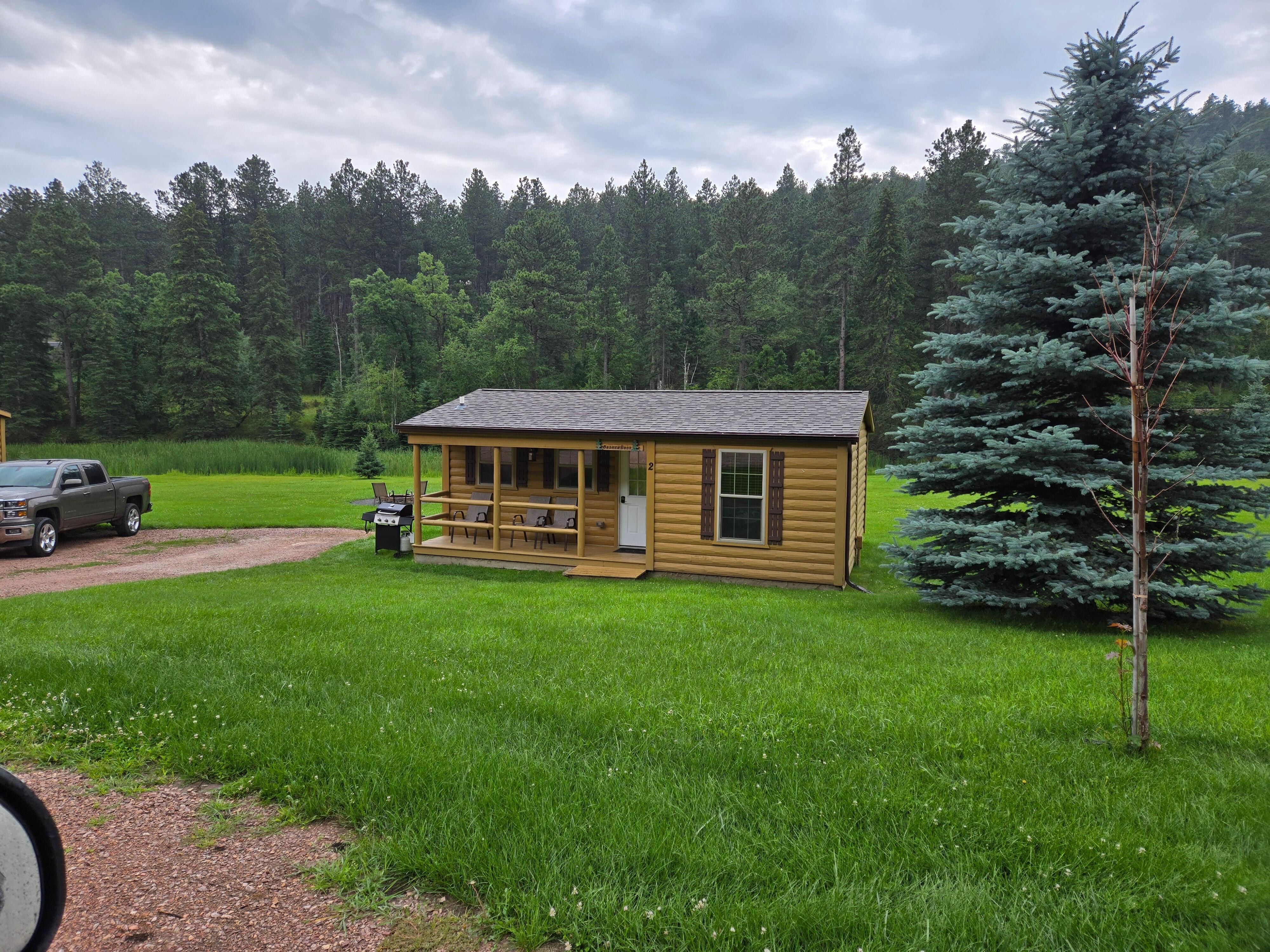 Front of the cabin