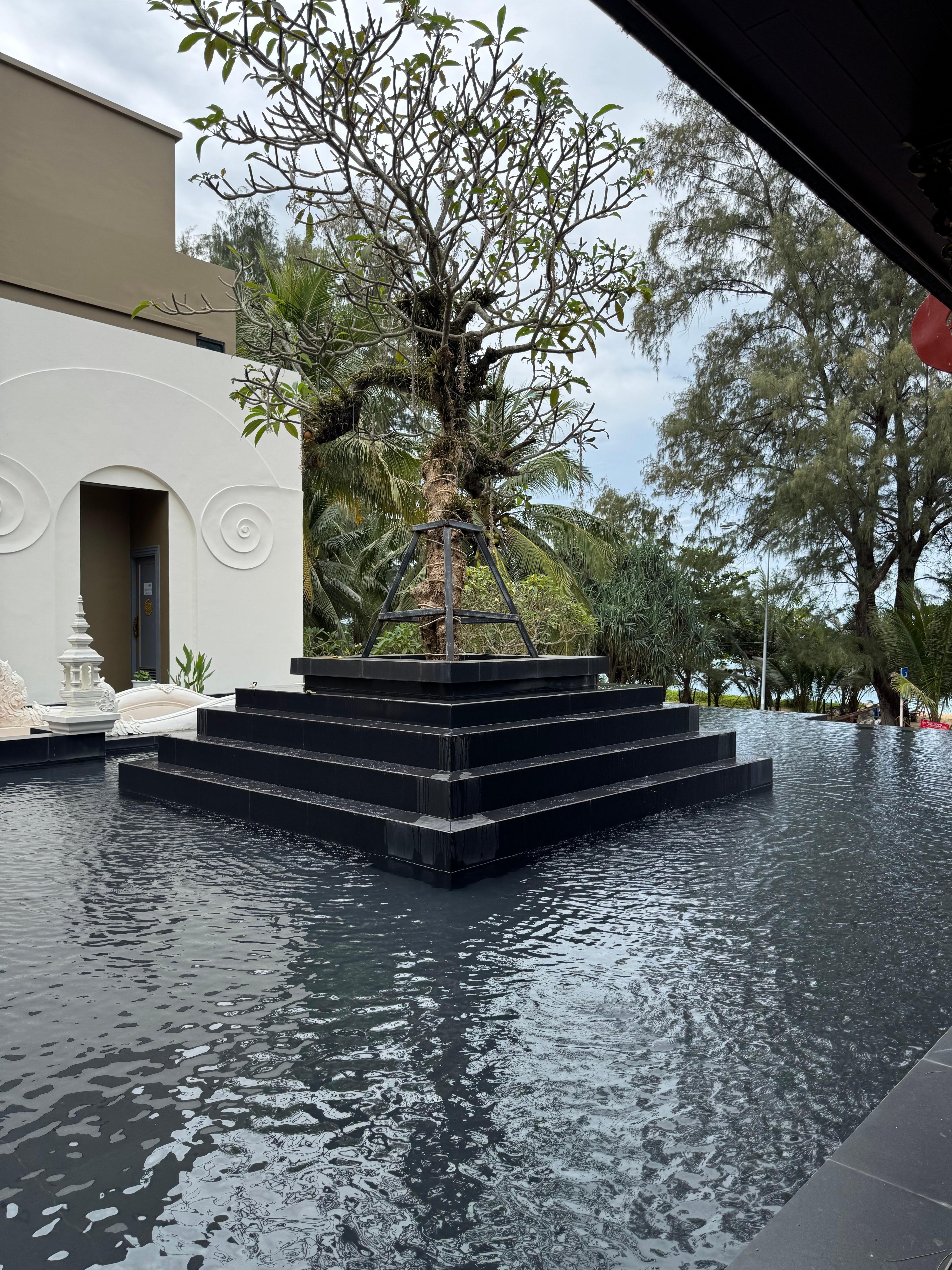 The hotel design is great and goes with territory