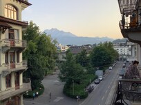 Mt Pilatus from balcony