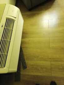 Bottom of a/c coming off