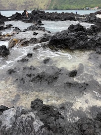 Secret beach. There’s a lot of them. Don’t use sunscreen and other harsh chemicals. If you can’t be in the sun, wait until the sun starts to go down, the beach will be there!