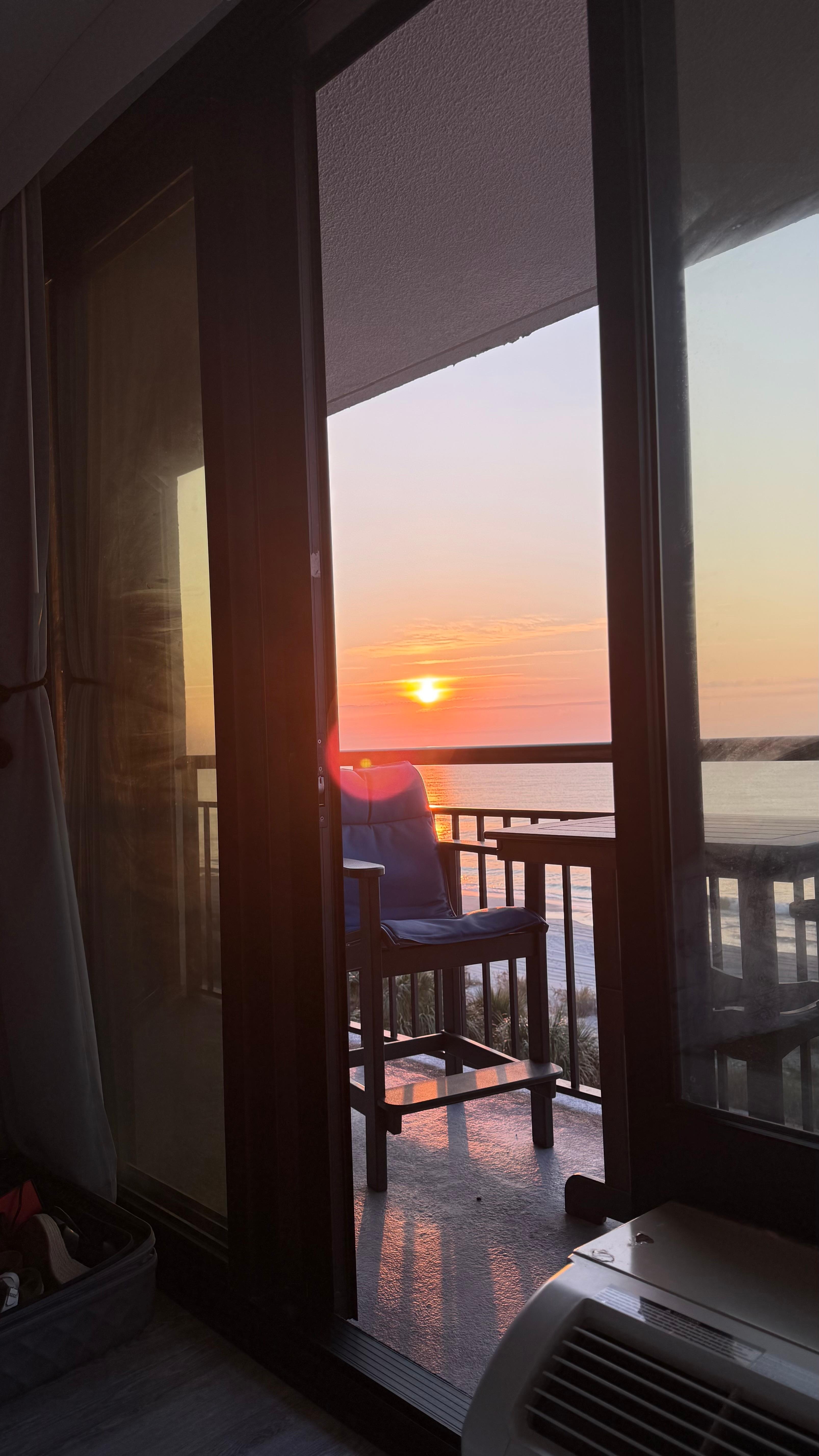 View while laying in bed