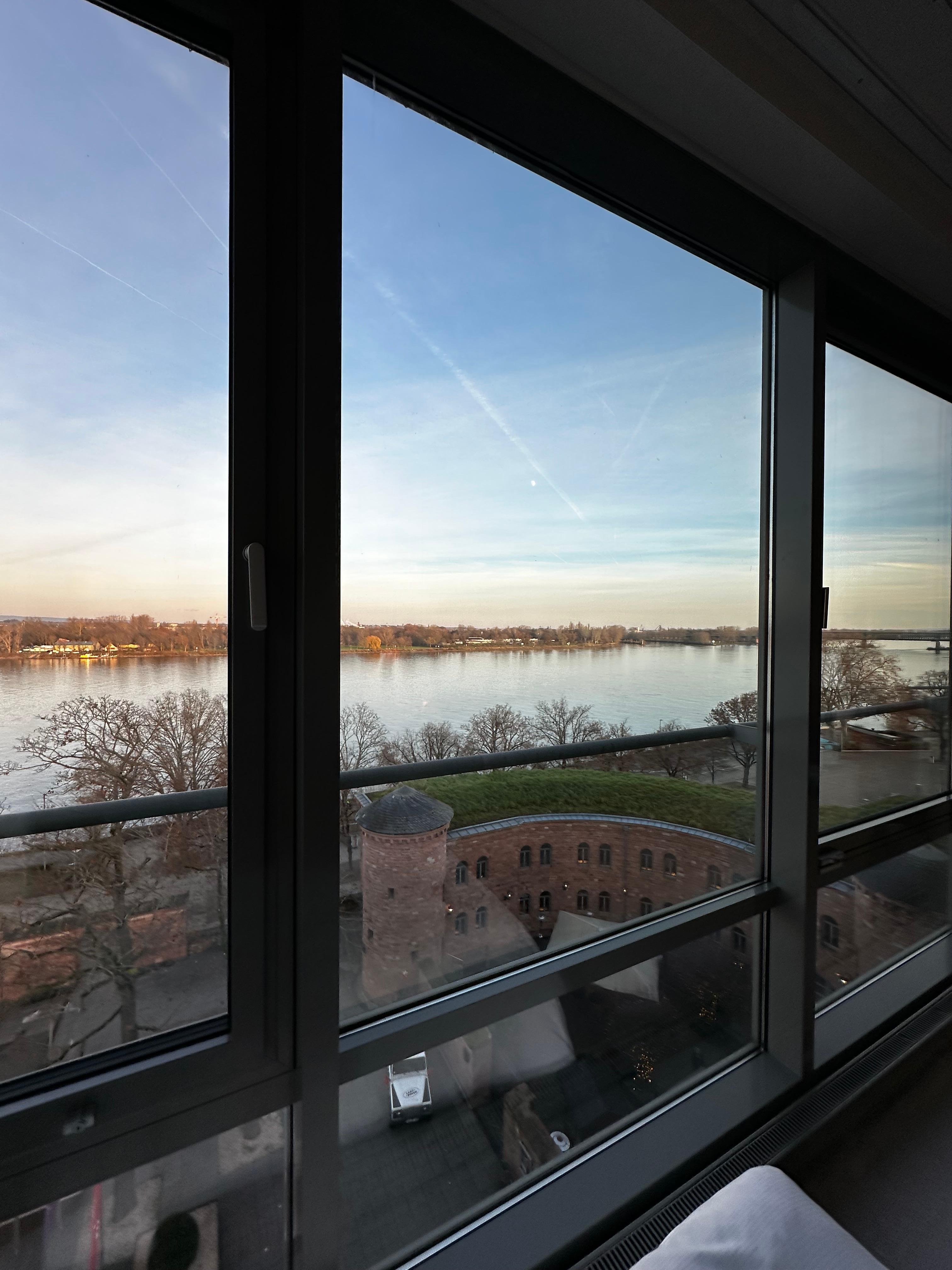 The view from our windows. 