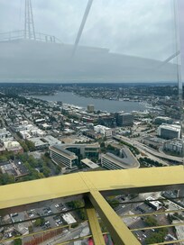 View of Lake Union from Space Needle