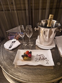 A lovely treat on arrival