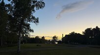 View from the back deck at sunset