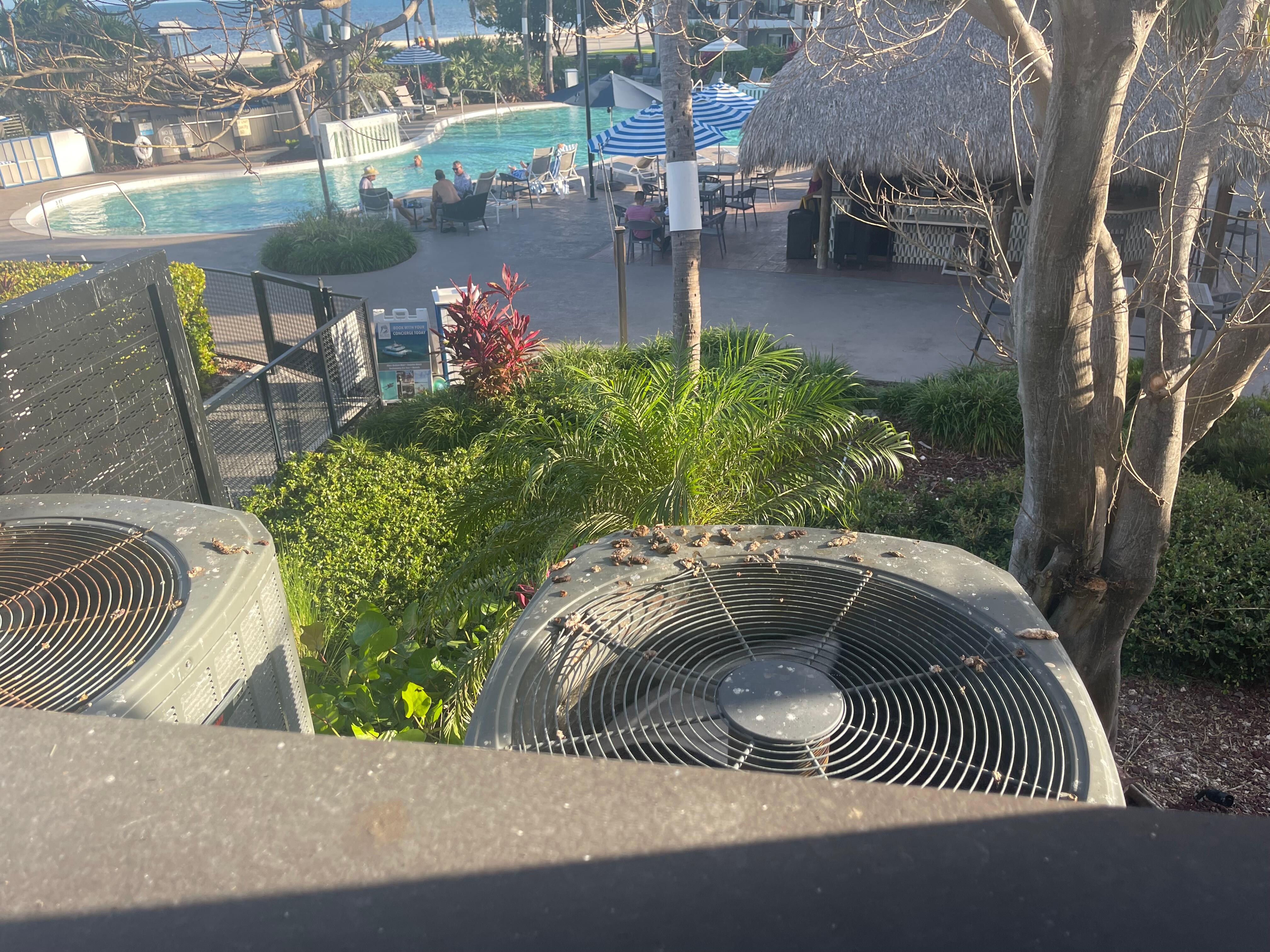 We ended up with the worst view and a loud air conditioner 
