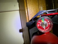 Fire extinguisher out of spec