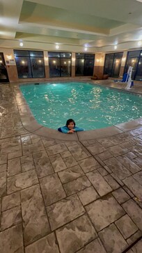Indoor pool! clean and organized!