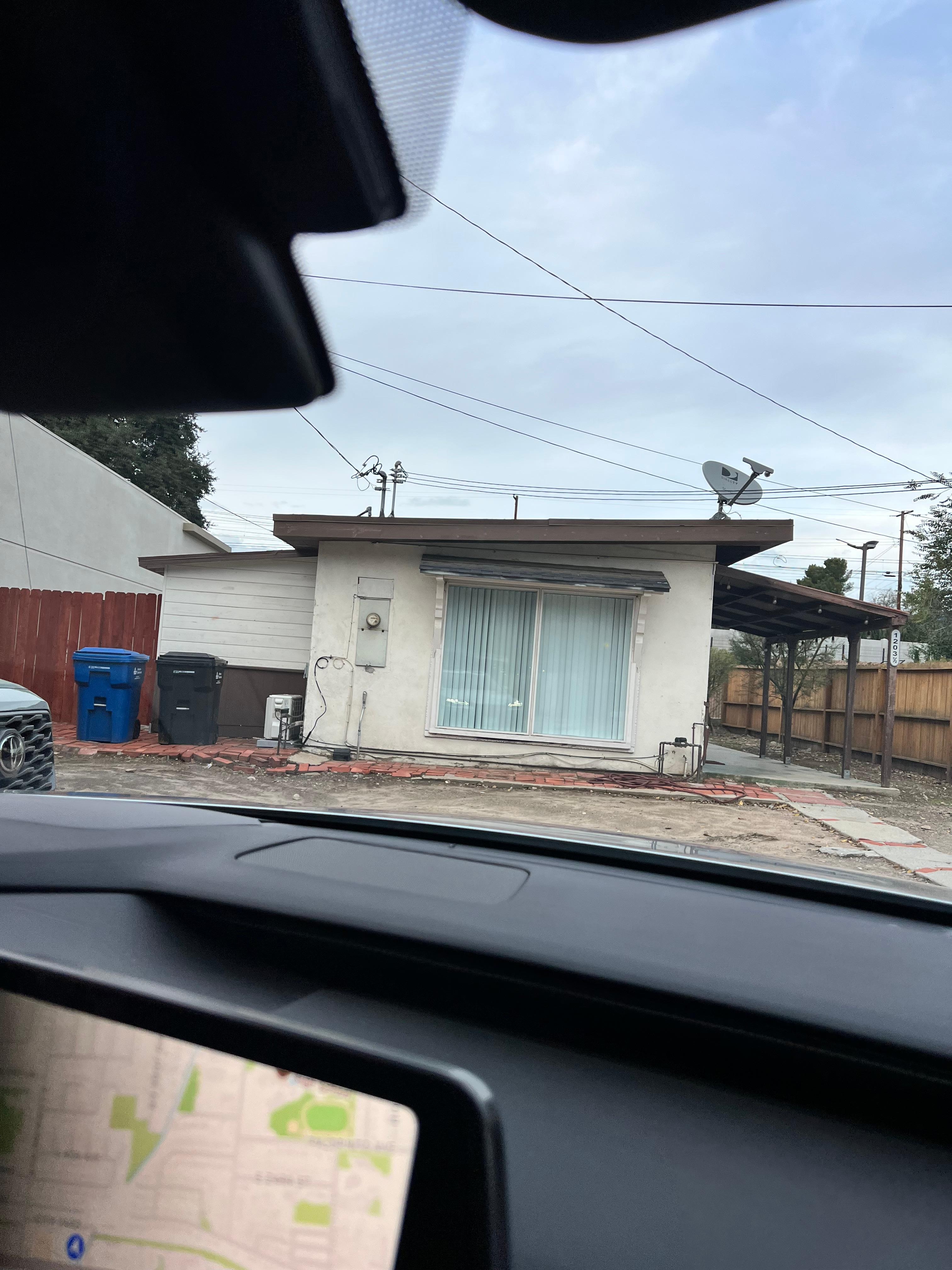 Approaching the unit.