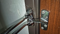 The latch is falling apart