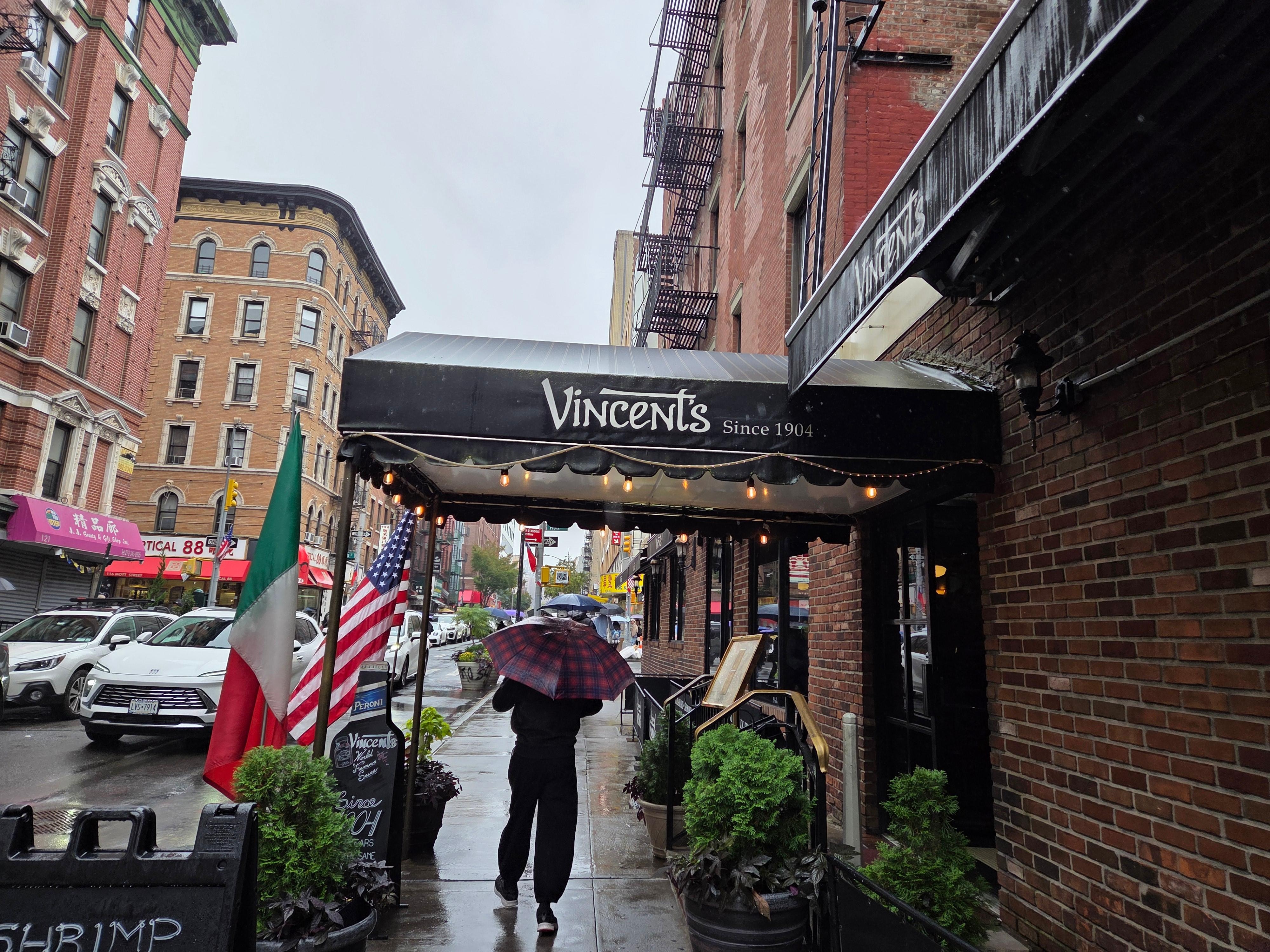 Original Vincent's in Little Italy. Amazing food. 