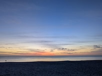 The beautiful sunsets, and the turquoise water makes this vacation stay feel more like the islands.