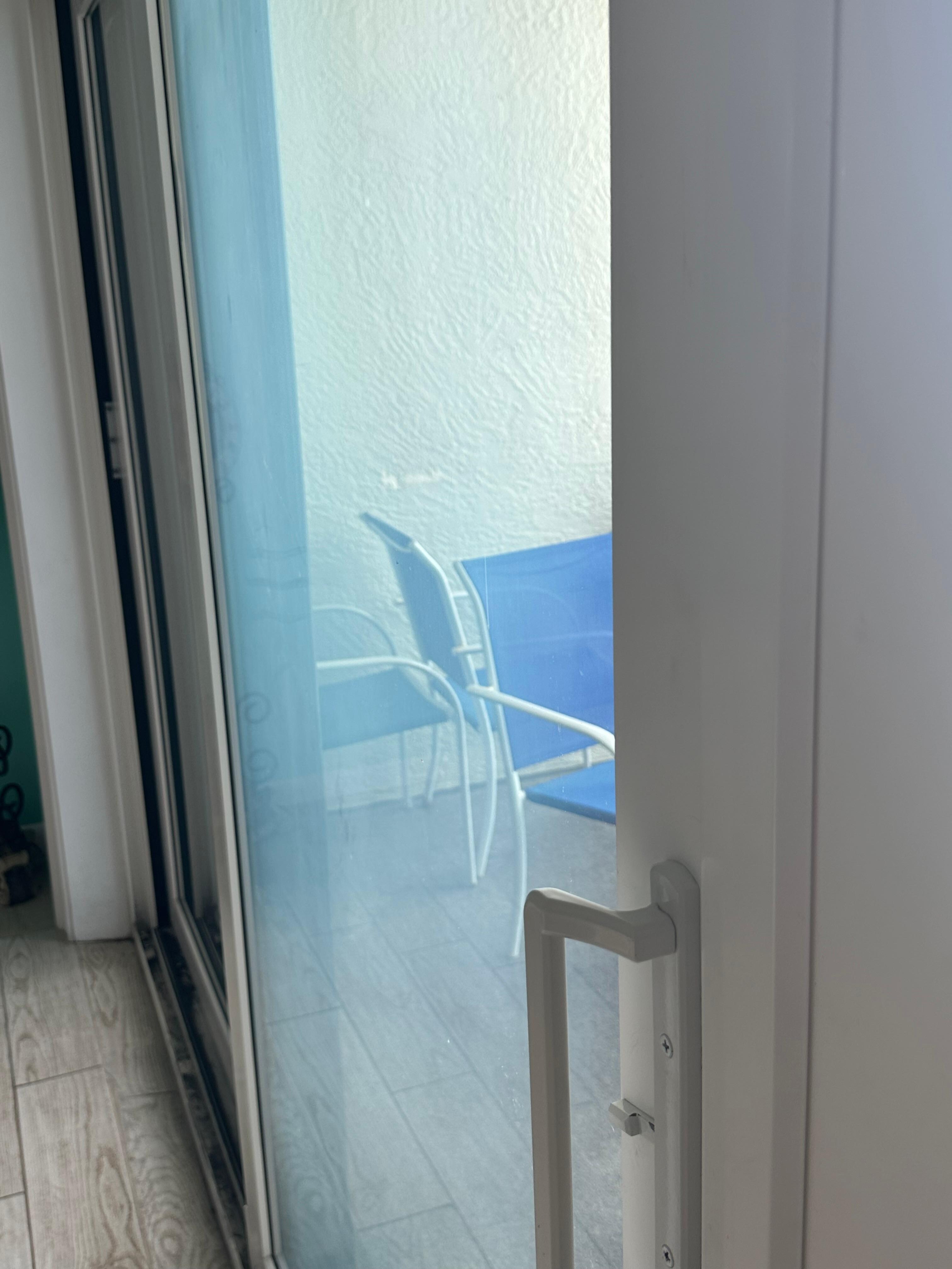 Dirty sliding doors