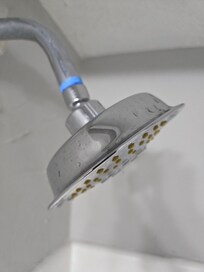 Leaking shower head