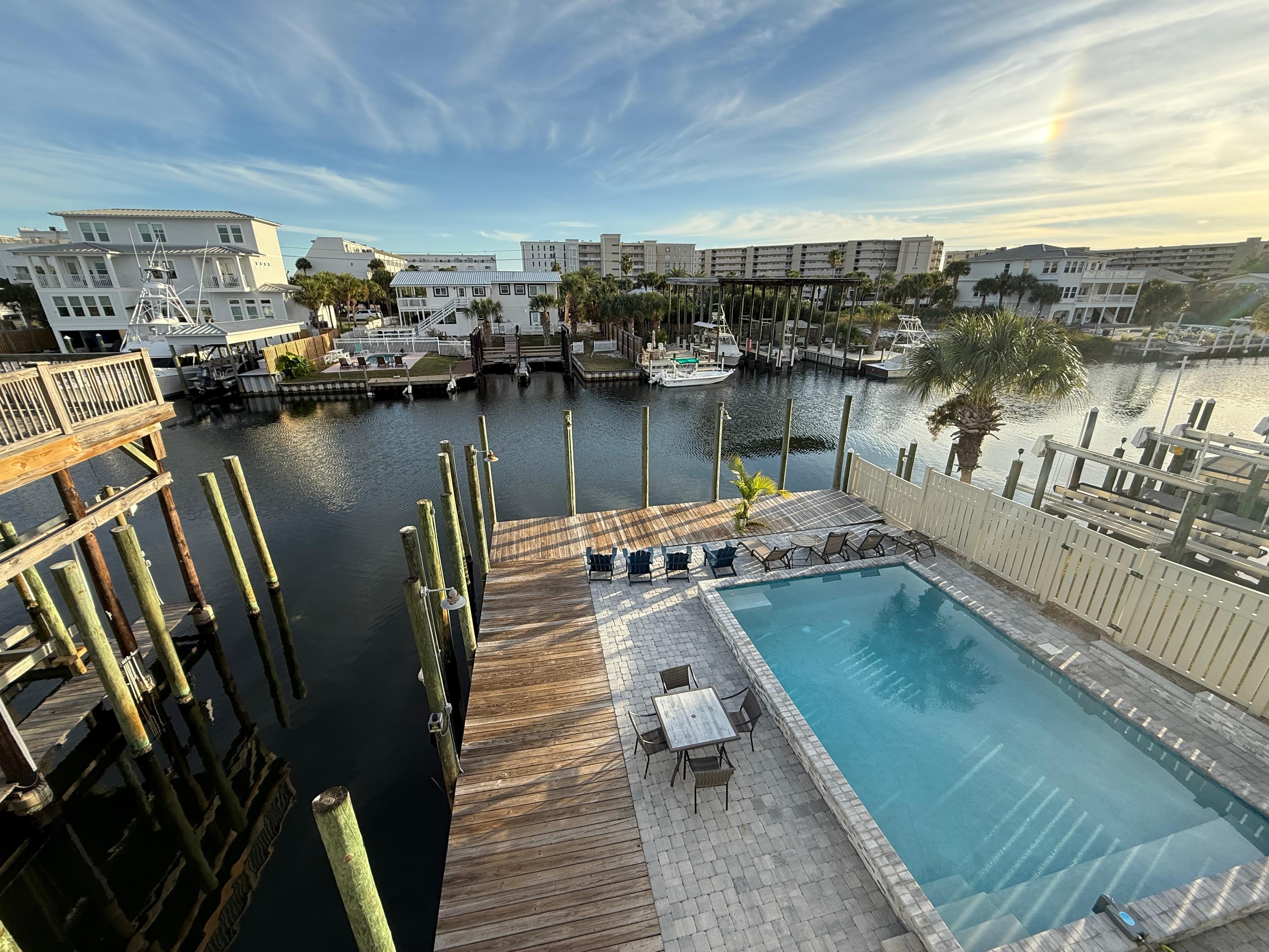 Back view from upper patio 