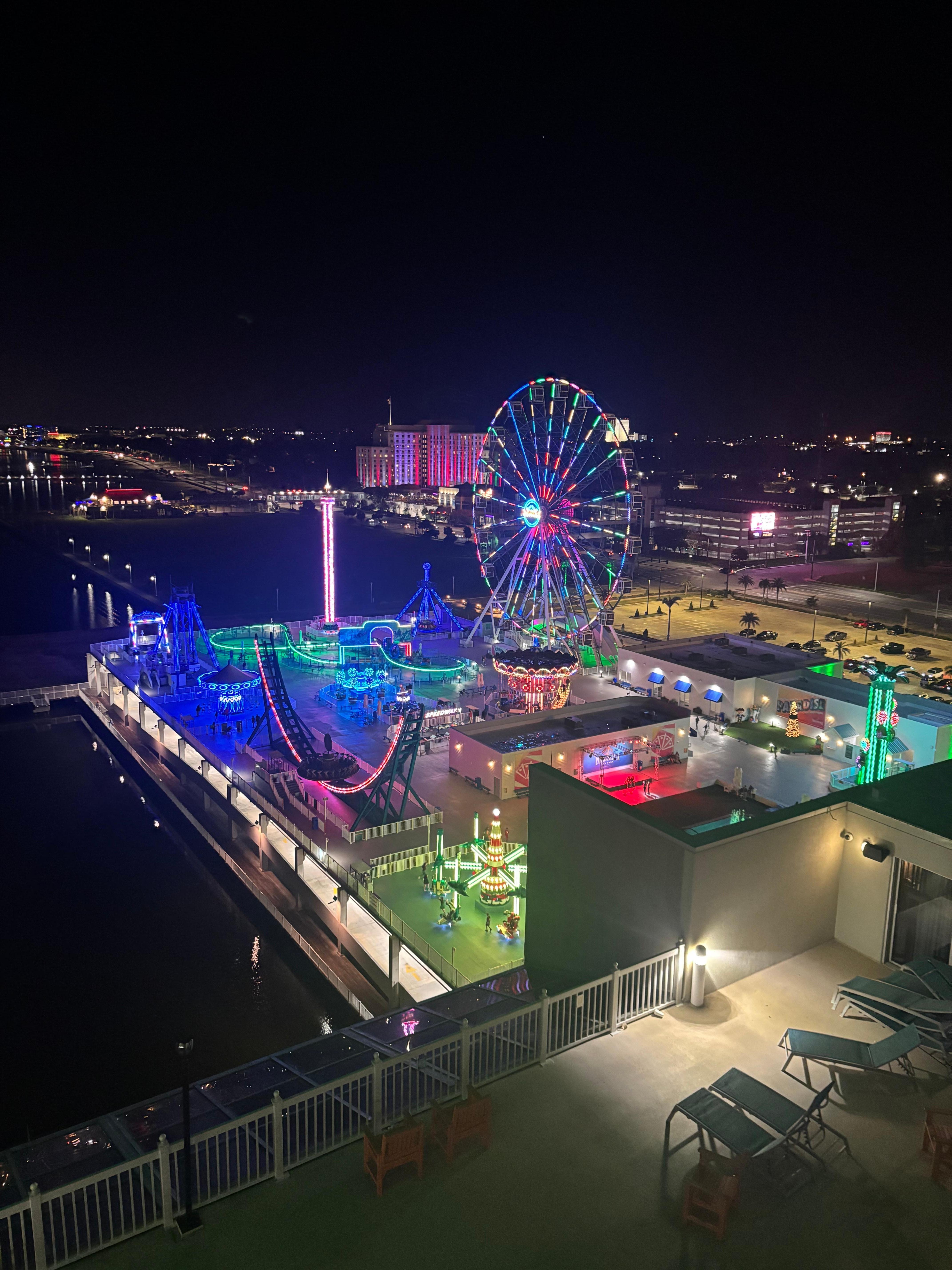 View from our window . 