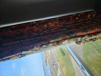 Frayed curtains