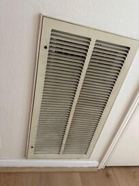 One of the return vents