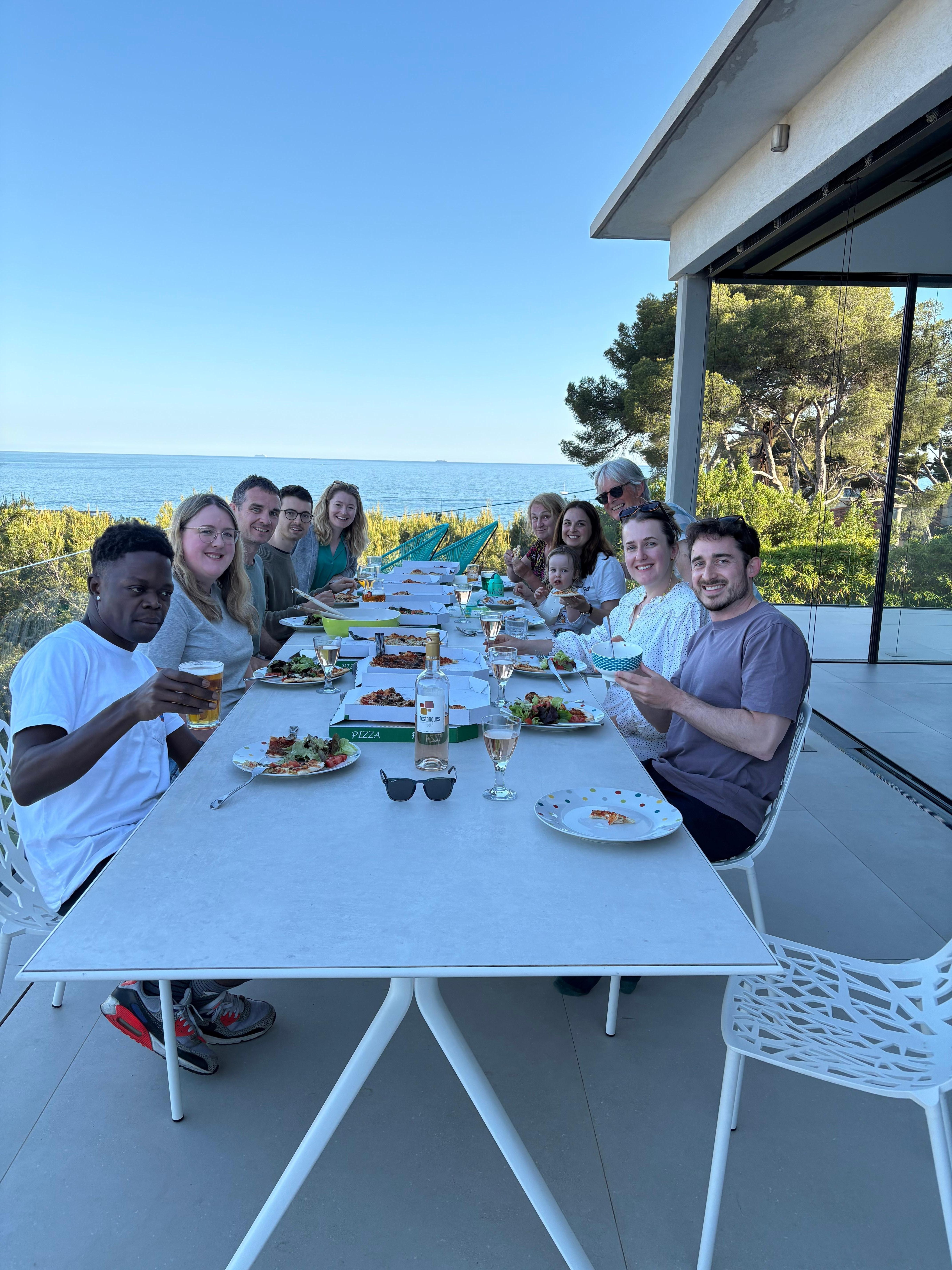 Lunch on the terrace