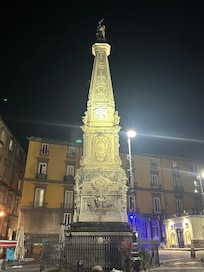 Beautiful spire in the neighboring piazza