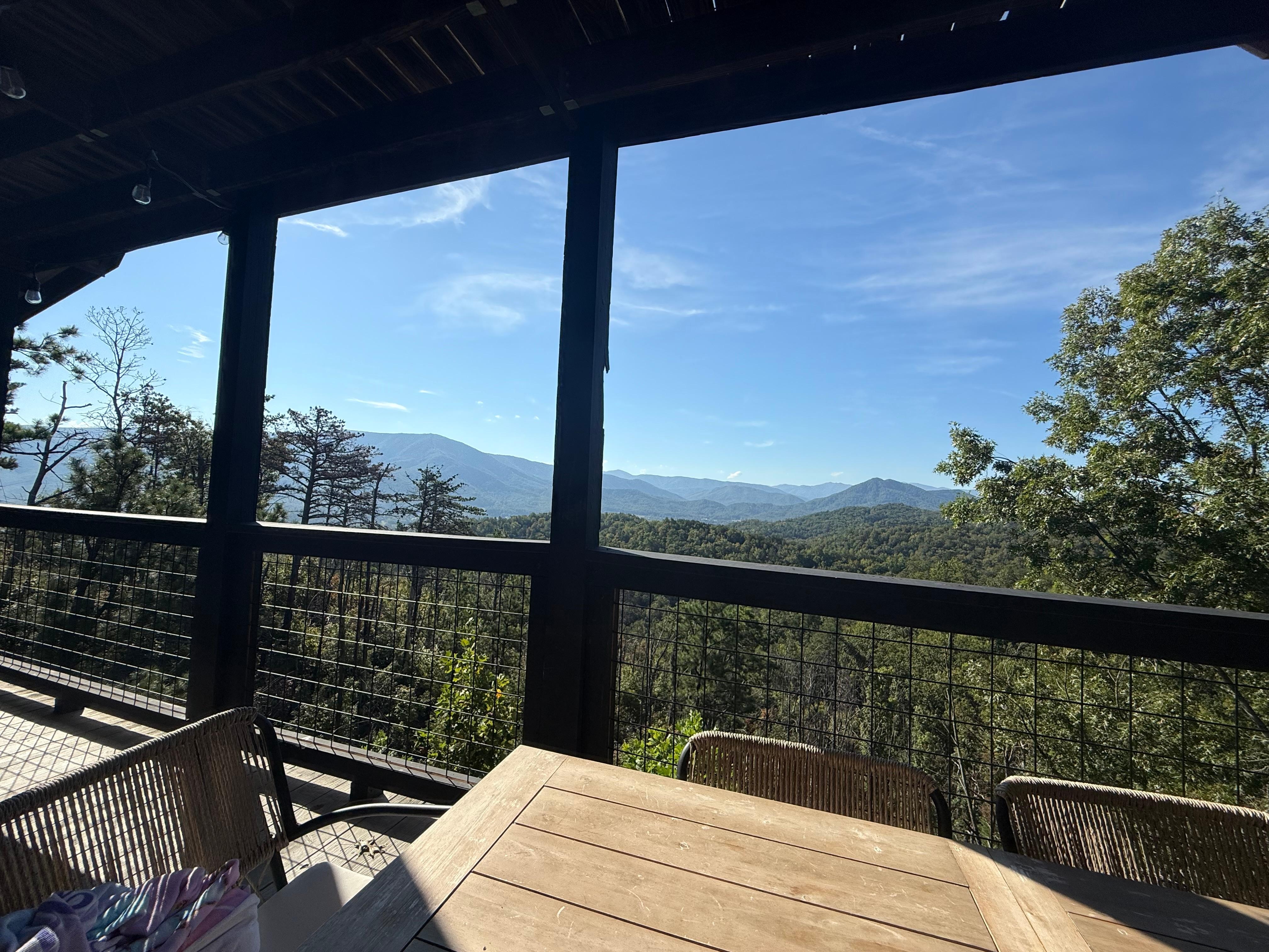 View from main level