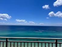 Just outside balcony