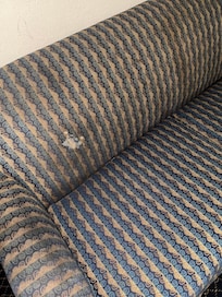 Stained sofa