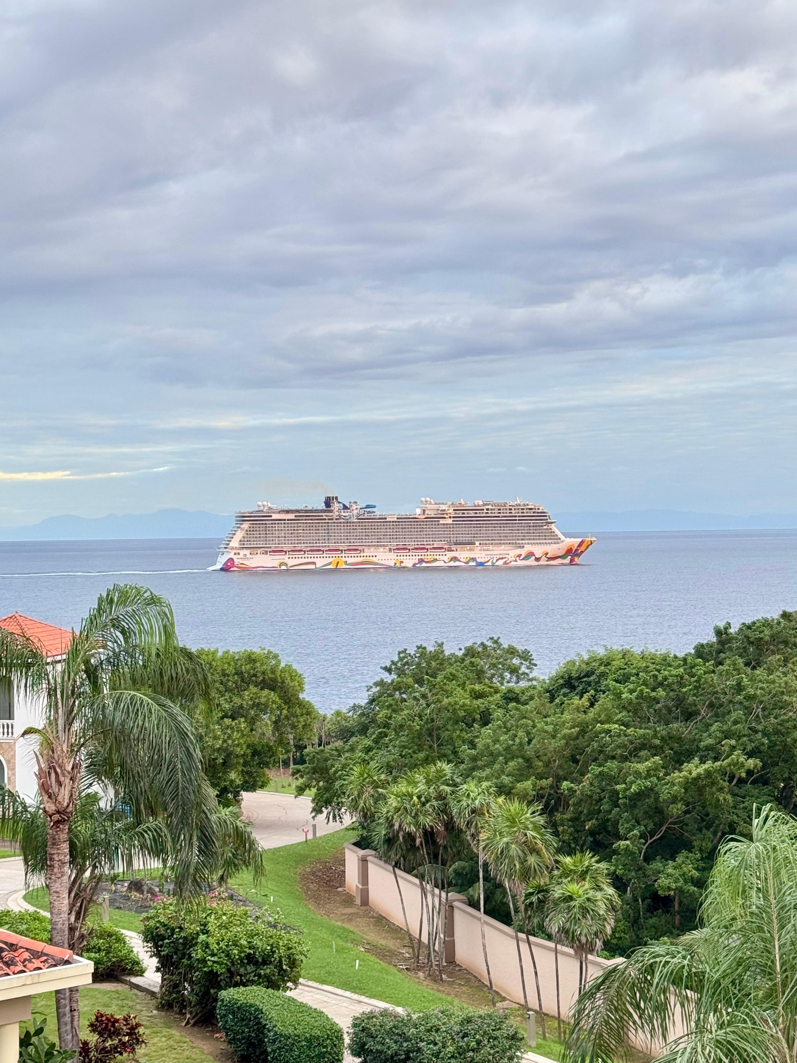 View from the balcony. 