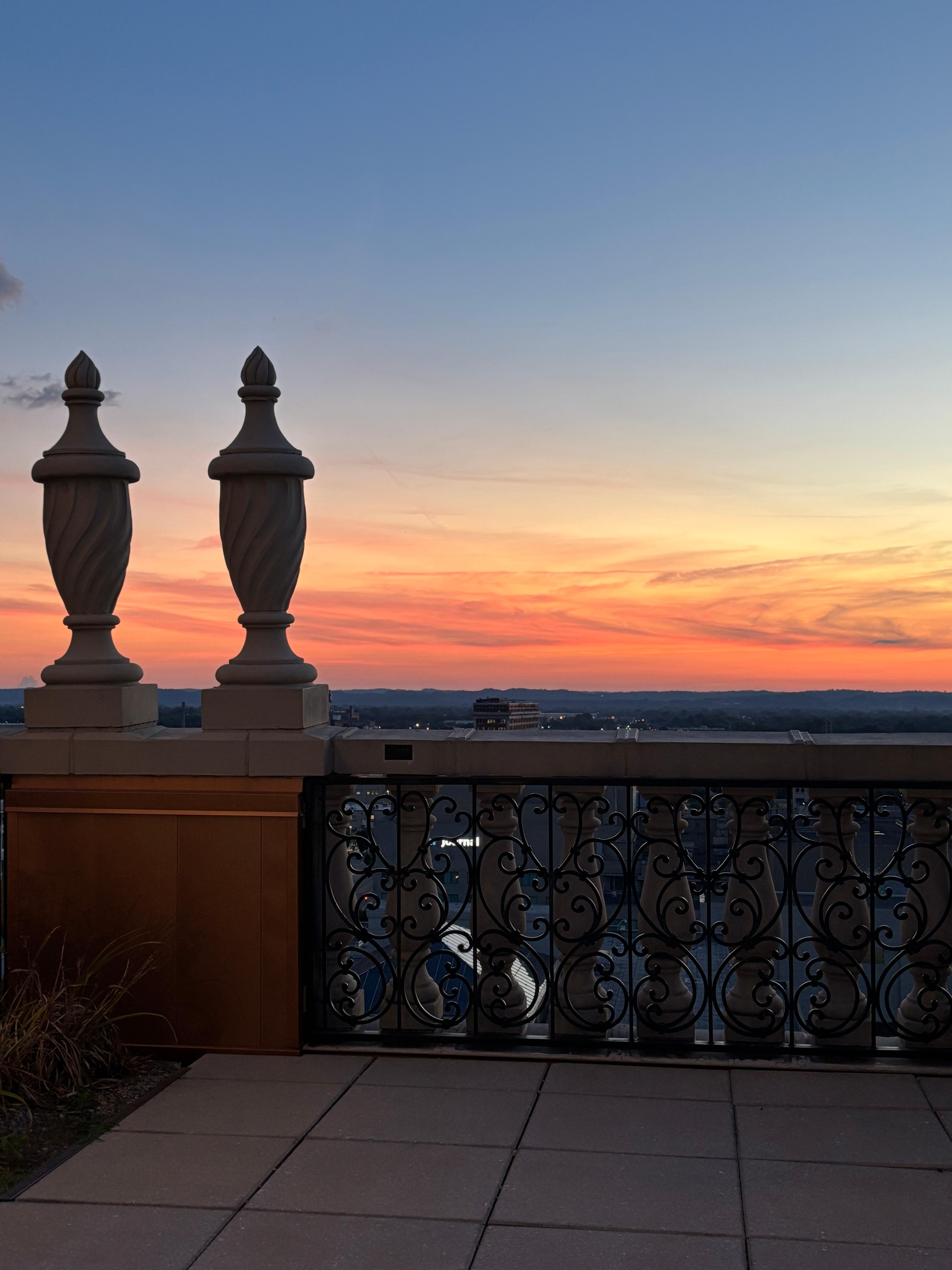 Sunset Louisville, Kentucky.