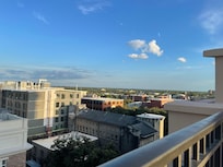 View from rooftop pool area