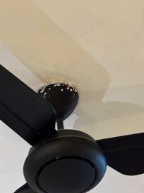 Water leakage from
The ceiling