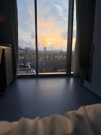 Morning sunrise view from my bed :)