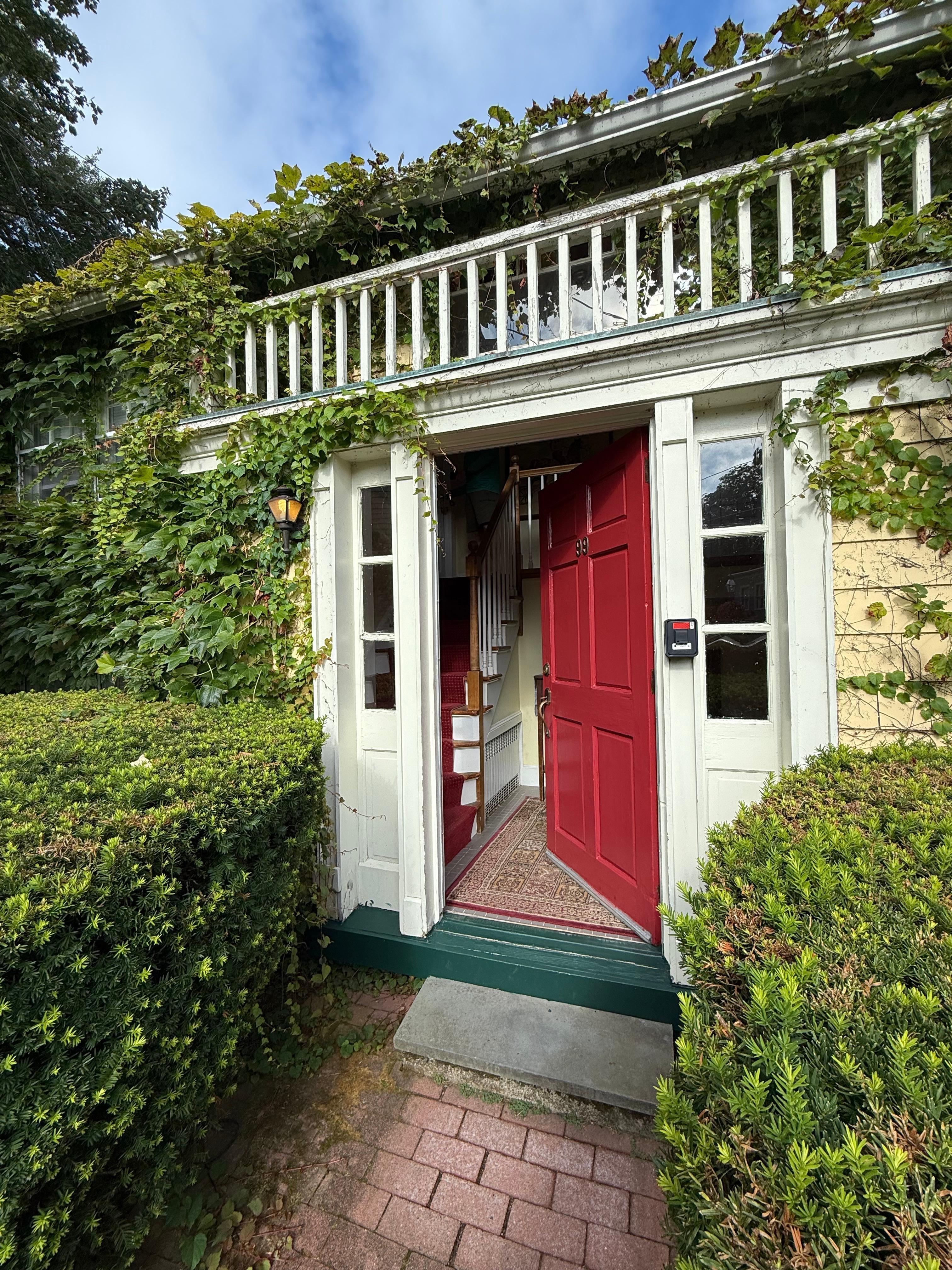 Several rooms in the carriage house next door to the inn.
