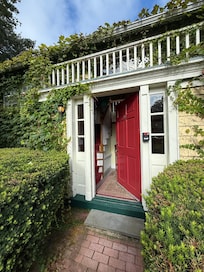 Several rooms in the carriage house next door to the inn.