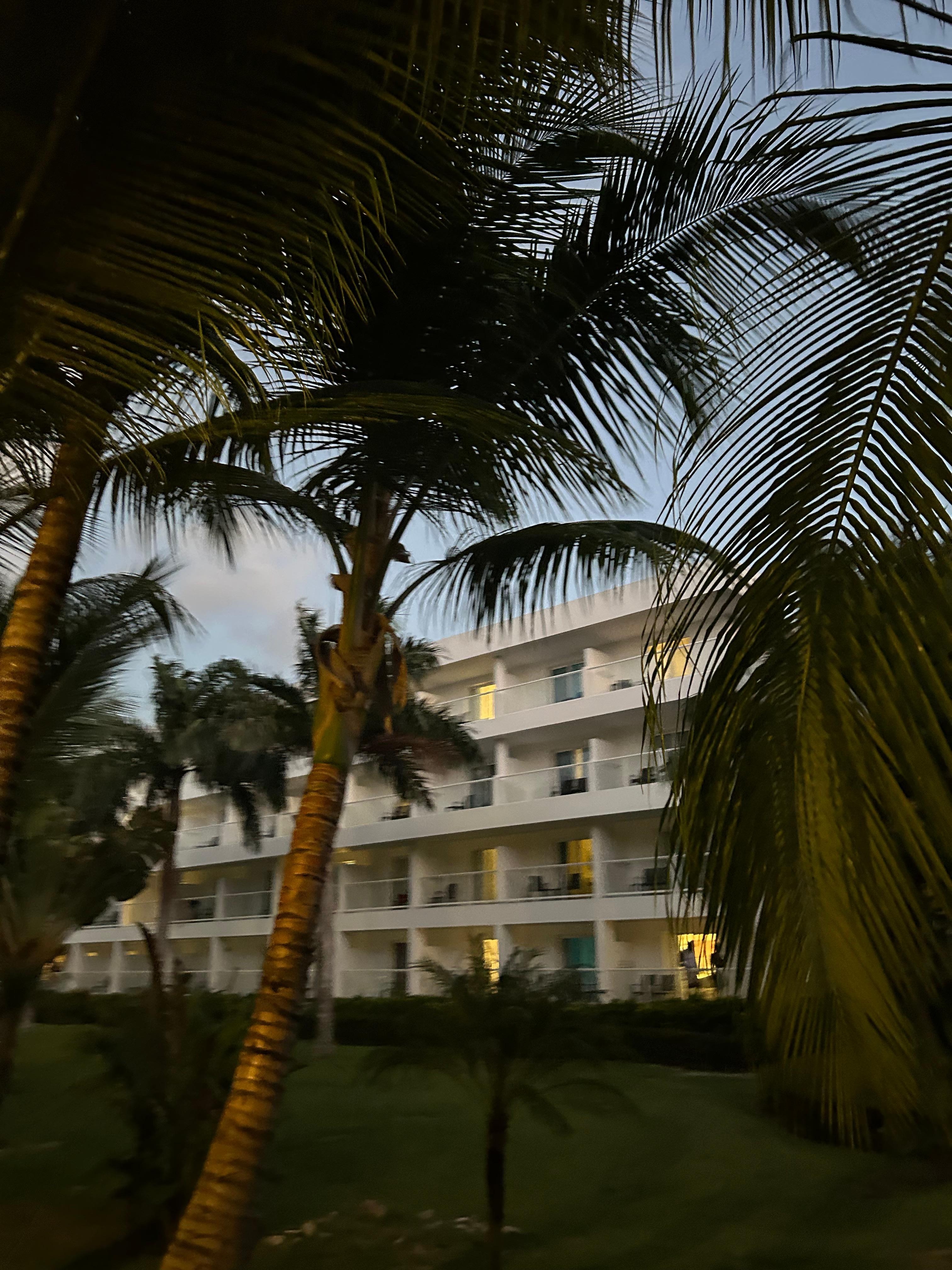Night view of the resort