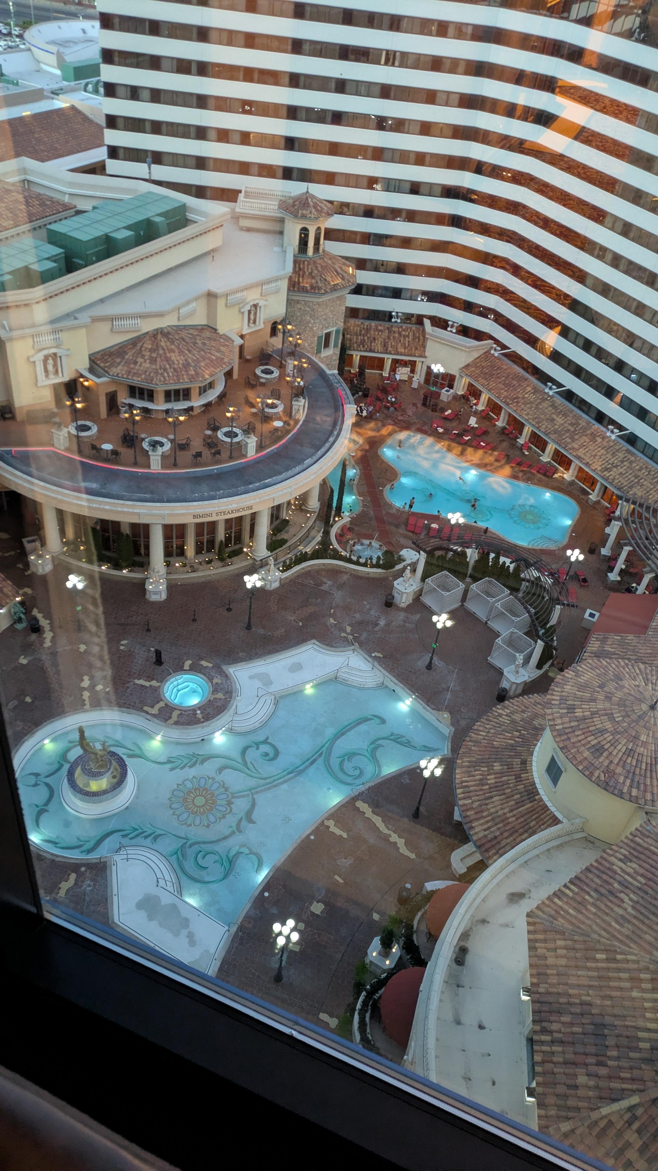 Pool area from my room