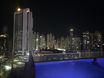 Night View from pool deck